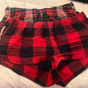Two Xmas Pj Shorts